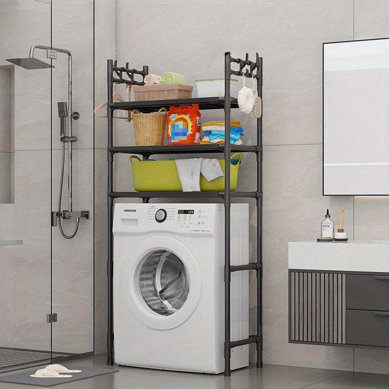Freestanding Large Capacity Washing Machine with Multi-Layer Storage Wardrobe and No-Punch Space-Saving Design