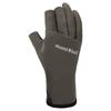 Climaprene Three Fingerless Fishing Gloves Gray Mont-bell [mont-bell] #1126204 (L)