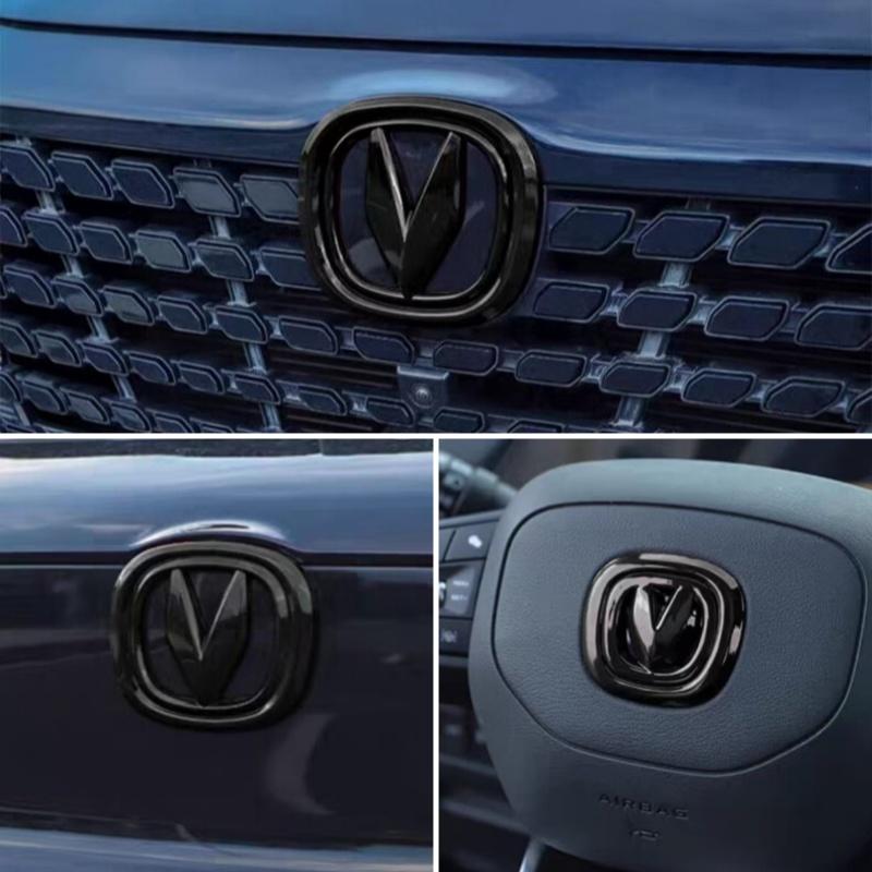 For Changan UNI-T UNIT Accessories 2020 2022 2023 Car Steering Wheel Logo Front Rear Logo Sticker Decor Cover Trim Anti Scratch