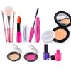 Girls Make Up Toy Set Pretend Play Lipstick Nail Polish Princess Pink Makeup Toys For Girls Dress Up Educational Toys Kids Gifts