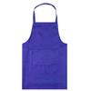 Pure Color Halter Sleeveless Pocket Housework Kitchen Cooking BBQ Work Apron