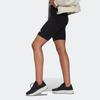 Adidas Logo Solid Color Slim Fit Casual Fitness Shorts Women shorts Black HG4368
