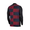 Nike FC Dri-FIT Barcelona 24/25 Season Moisture-Wicking Breathable Fitted Long Sleeve Football Shirt Men Tops FZ0568-011