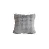 Faux Rabbit Fur Bubble Fleece Pillow Cover - Plush Soft Decorative Cushion Cover for Sofa Bed Living Room Removable