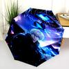 1PC Jujutsu Kaisen Automatic Umbrella - Suitable Travel Outdoor Portable Umbrella Birthday Gift Daily Essentials