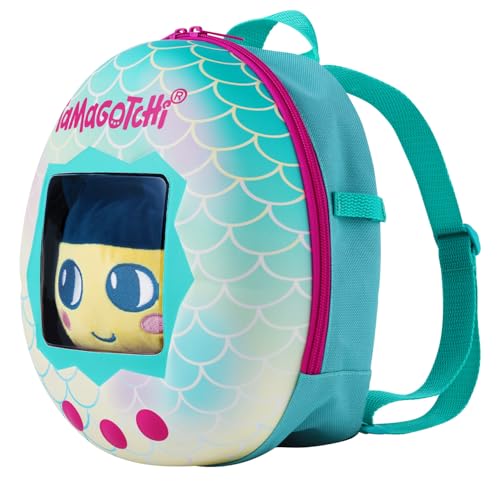[BANDAI] Tamagotchi Kurutto Sukusuku Plush Toy Outing Backpack Set Mametchi