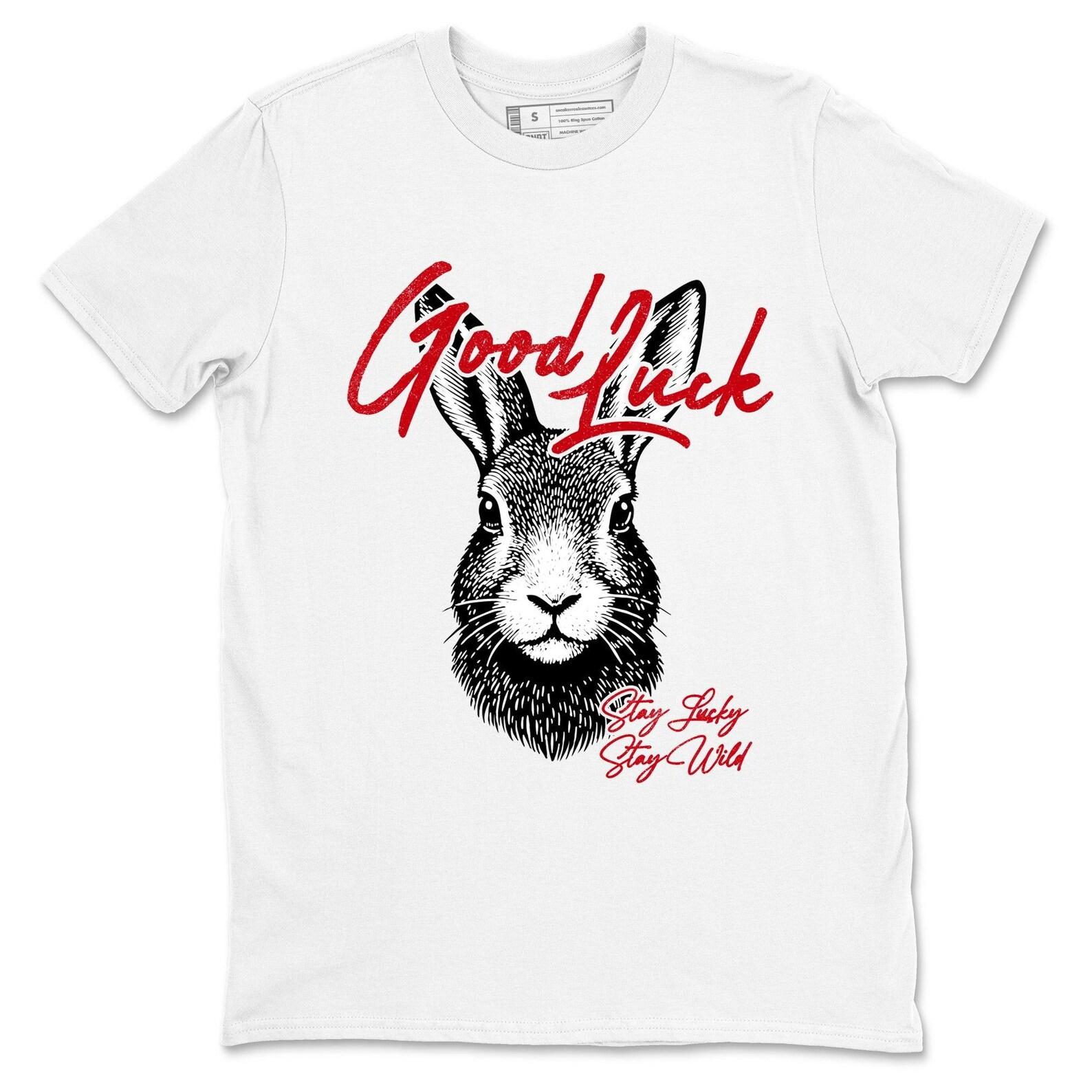Good Luck Rabbit Graphic Tee - Unisex Streetwear T-Shirt S
