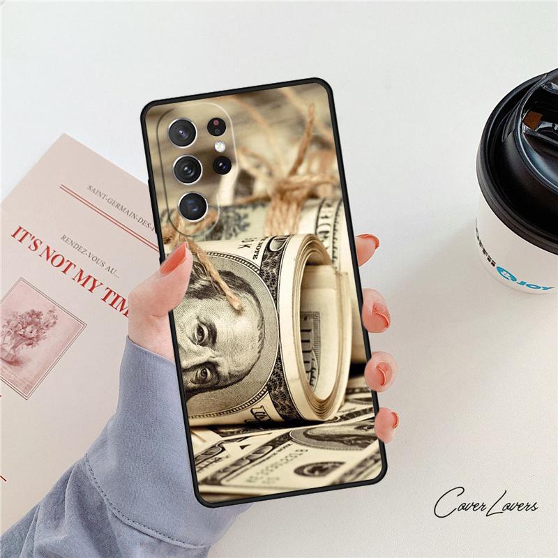 Dollars Money phone case For Samsung Galaxy S24 S25 S23 S22 Ultra Note 10 20 Plus S20 S21 FE Cover