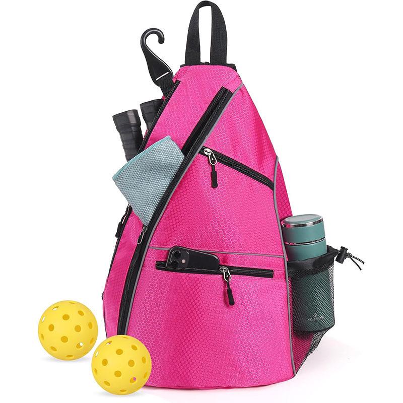 2025 Portable Sports Bag for Badminton, Tennis & Pickleball - Fits 2 Rackets, Handheld, Large-Capacity, Down Cotton