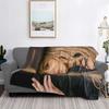 Lainey Wilson - Country's Cool Again Portrait Blankets Soft Warm Flannel Throw Blanket Bedding for Bed Room Picnic Travel Couch