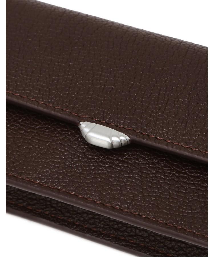 Athe Vanessabruno [Nacre] Nacre Brown Business Card Holder Aaho6F615W2