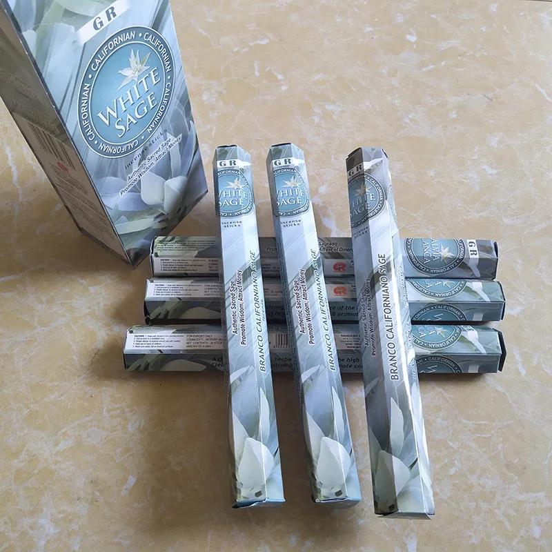 Fragrance 110pcs White Sage Lavender Incense Sticks Palo Santo Scents for Home Sandalwood Indian Incense Jasmine Home Fragrance