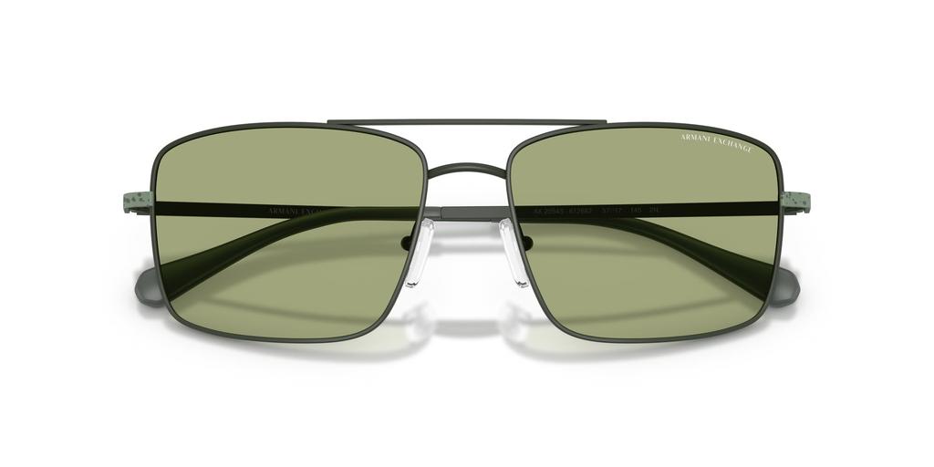 Oakley Sunglasses Frame Color Matte Dark Lens 57mm Men's 0AX2054S, (Front) Green, Color Green,