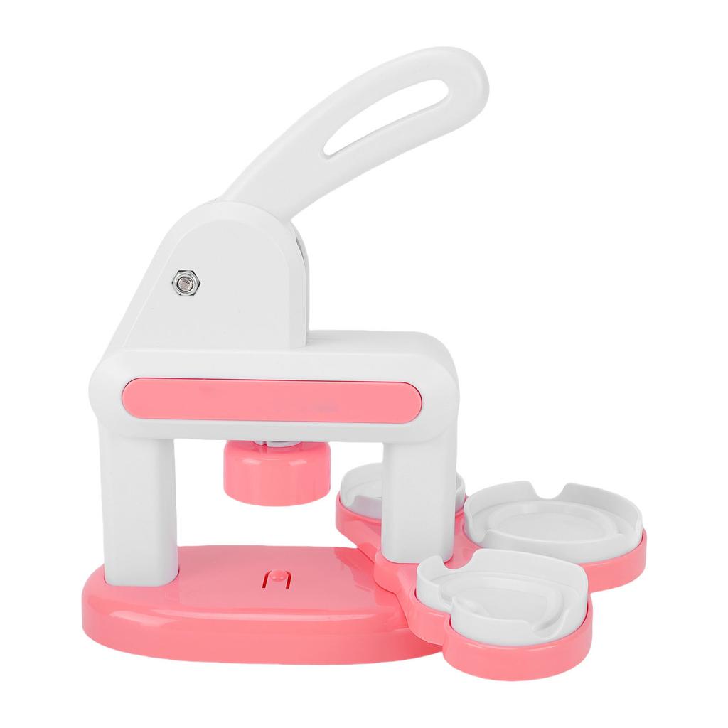 Button Maker Machine 3 In 1 Manual Badge Punch Press Kit for Kids Skill Development