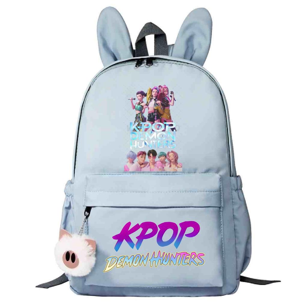 Large Capacity Schoolbag with Shoulder Strap; Student Three-piece Pencil Case Set