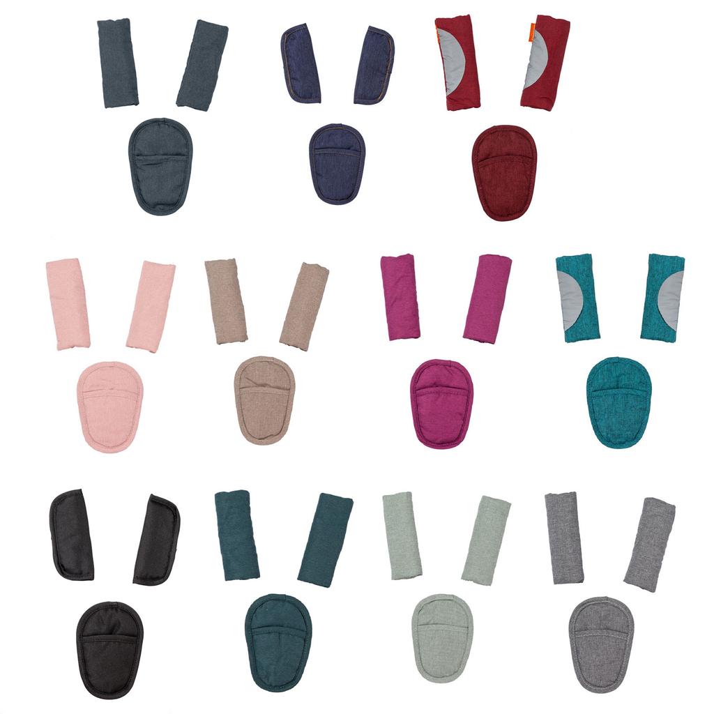 Měkký a pohodlný ramenní návlek na kočárek pro miminka Praktická sada ramenních návleků na kočárek pro miminka zajistí pohodlí vašeho dítěte