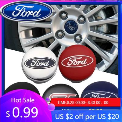 New 2026 Car Sticker Car Wheel Rims Center Hub Cover Caps for Ford Mondeo Kuga Edge Escape Focus Explorer Fiesta Transit Ranger