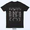 Dancing Skeletons Halloween Music Notes Symphony Dance T-Shirt
