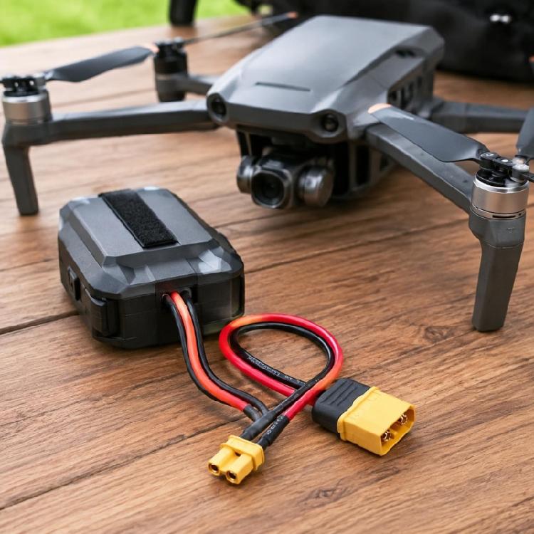XT60H to XT30U Cable Set, 2 Finished Cable Assemblies for Model Battery Charging and Electronic Controller Tasks