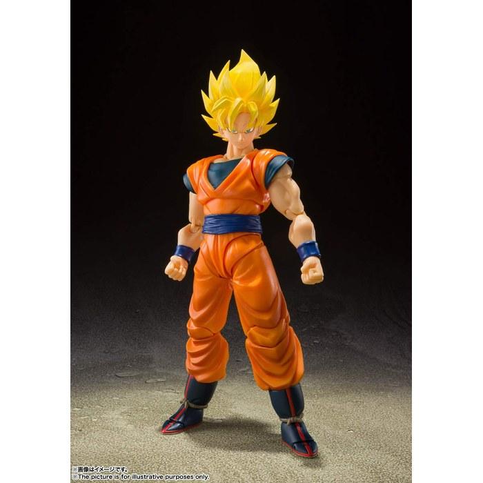 TAMASHII NATIONS S.H.Figuarts Dragon Ball Z Super Saiyan Full Power Son Goku 140mm PVC&ABS Action Figure