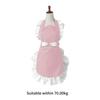 Women's Cake Apron Bowknot Apron for Women with Pockets Adjustable Chefs Aprons for Kitchen Cooking Baking Gardening