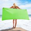 1pc Oversized Striped & Solid Color Quick Dry Beach Towels for Summer Beach Vacation