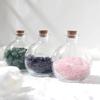 Dekorative Glasflaschen mit Korkstopfen, Runde Glasbehälter für Aromatherapie, Flaschen für Treibgut - Aufbewahrungsbehälter Gläser
