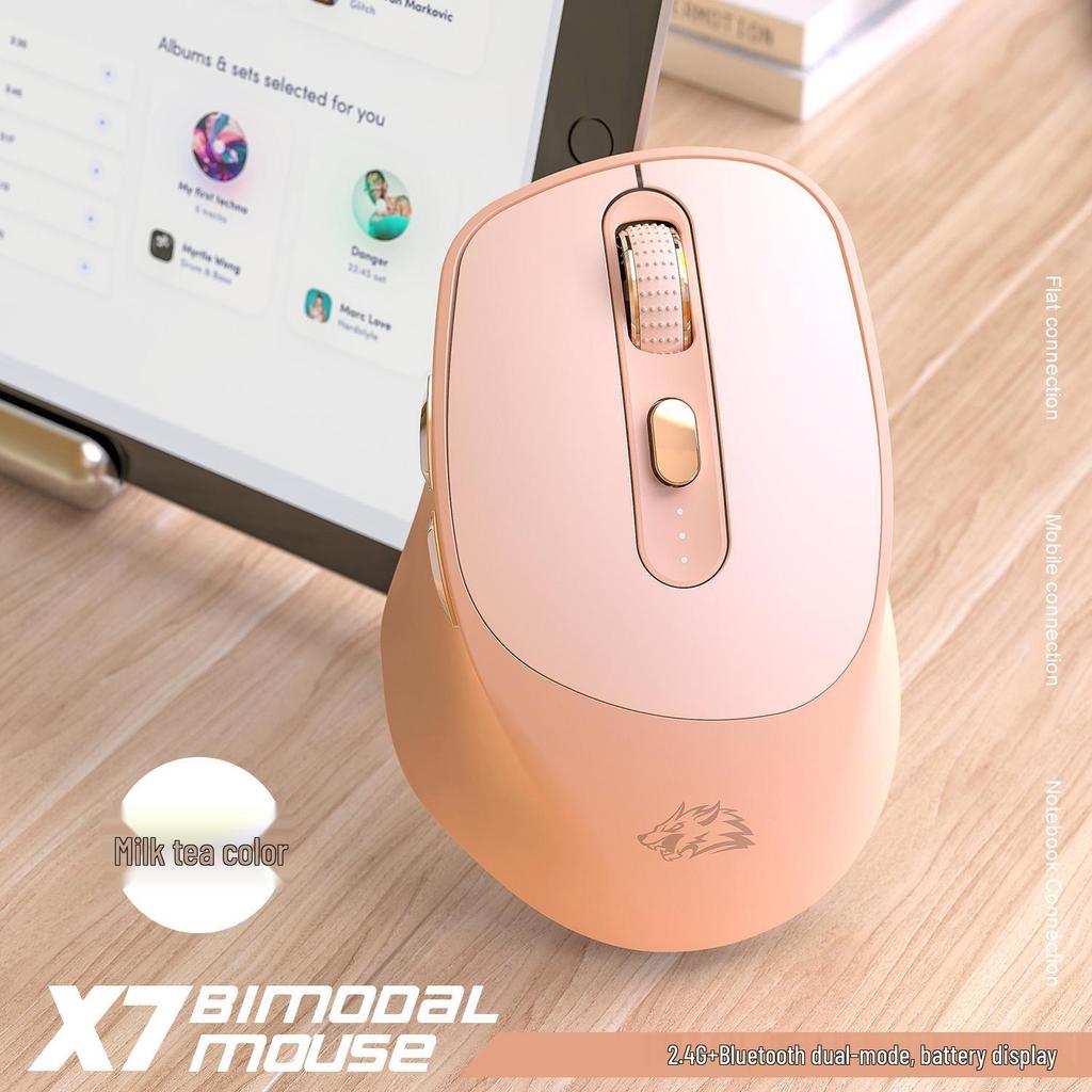 Free Wolf M87 Bluetooth Mechanical Feel Keyboard for Cloud Gaming & Office, Compatible with Xiaomi Tablets, Phones, and Computers