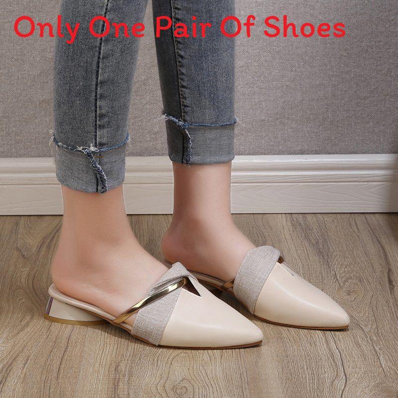 Summer Womens Slippers With Pu Upper And Fish Mouth Toe For Casual Wear
