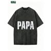 Vintage Washed Oversized T-Shirt Men Retro Distressed Crew Neck Summer Casual Streetwear Breathable Tee Fashion Trendy Gift