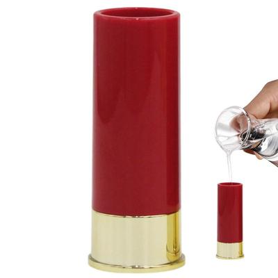 Bullet Shot Glass Set Set Of 4 Hunter Shot Glasses 12 Gauge Novelty Shot Cups Funny Shot Glass Cups Set 1.5 Oz For Men Hunter