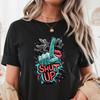 Vintage Shut Up T-Shirt: Graphic Novelty Tee