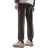 Li Ning Comfortable Casual Simple Fleece Cuffed Knitted Sports Pants Men Bottoms Dark-Gray AKLUB55-2