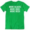 Mehr Schwarze Mehr Hunde Mehr Iren T-Shirt Tee Fan Geschenk Neu