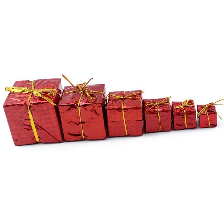 Festive Foam Gift Pack: Christmas Tree Ornament & Colorful Gift Boxes