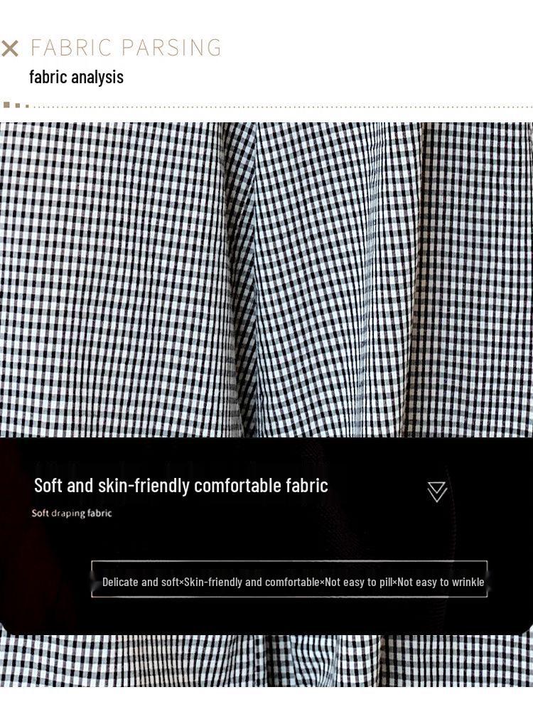 Women's Plaid High Waist Wide Leg Pants - Summer Casual, Loose & Slimming Skirt Style