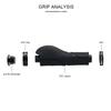 Bicycle Handlebar Grips TPR Ergonomic Rubber Handle Non-Slip Shock Absorption Mountain Bike Handlebar Cover Double Side Lock On