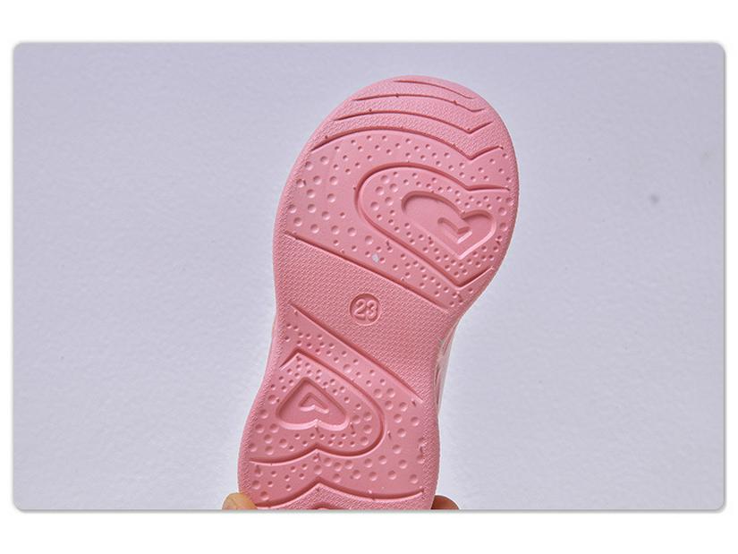 Light-Up Cartoon Cat Baby Girl Sports Shoes, Soft Sole, Mesh, Spring/Autumn 2026