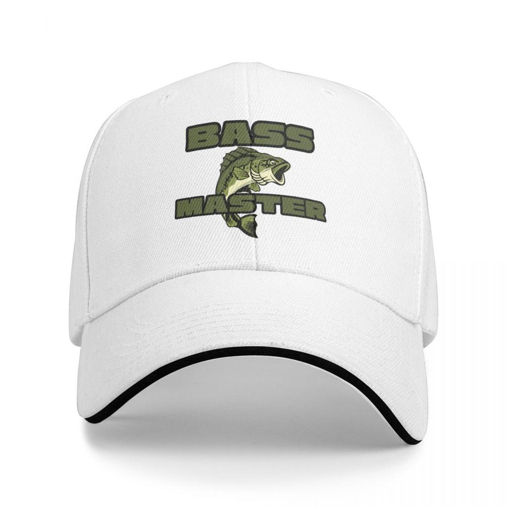 Bass Master Lustiges Angel Design Baseballkappe Luxushut Individuell Designer-Kappe Herren Damen
