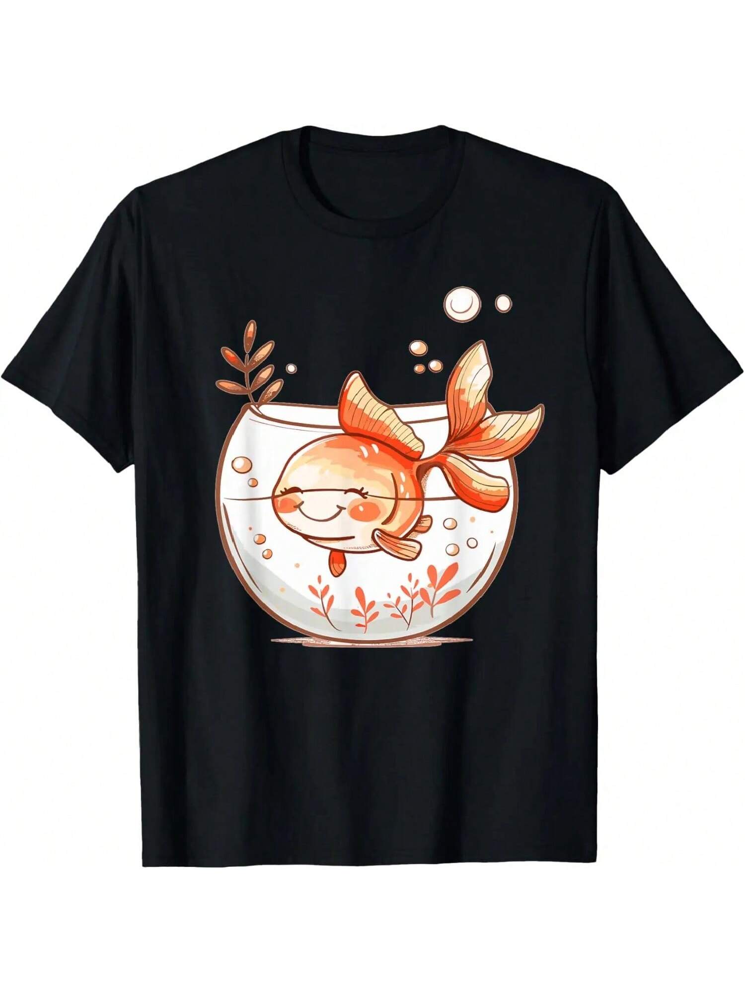 Cute Goldfish I Kids Goldfish T-Shirt S разноцветный