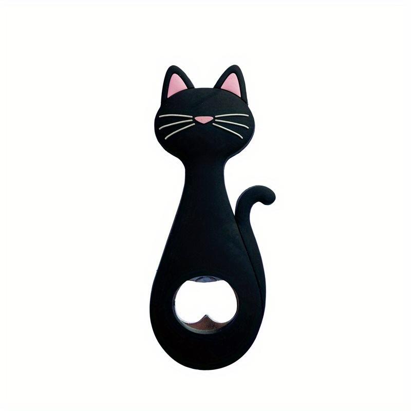 1Pc bottle opener, cartoon beer bottle opener, cat-shaped refrigerator decoration, refrigerator sticker, beer bottle opener.