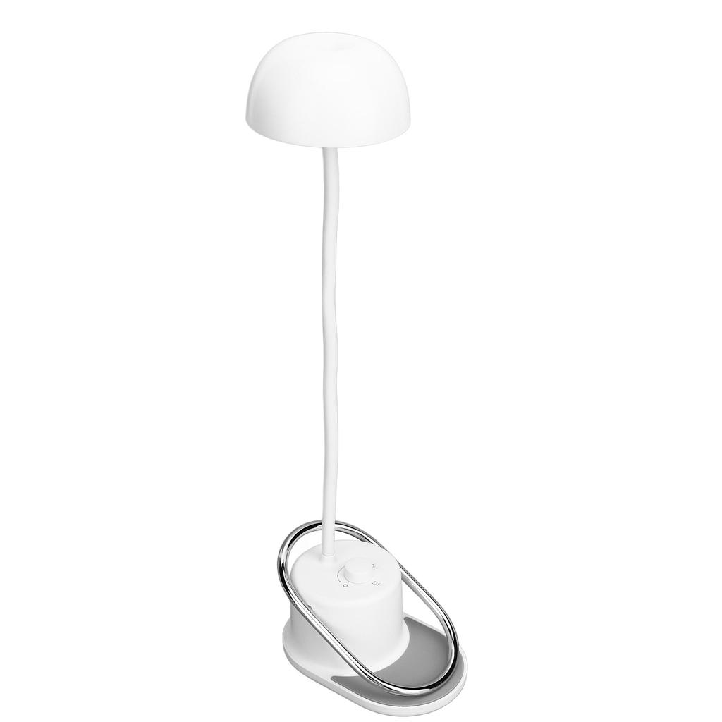 LED Desk Lamp USB Rechargeable Dimmable Eye Protection 360 degrees Adjustable Clip Table Reading Light for