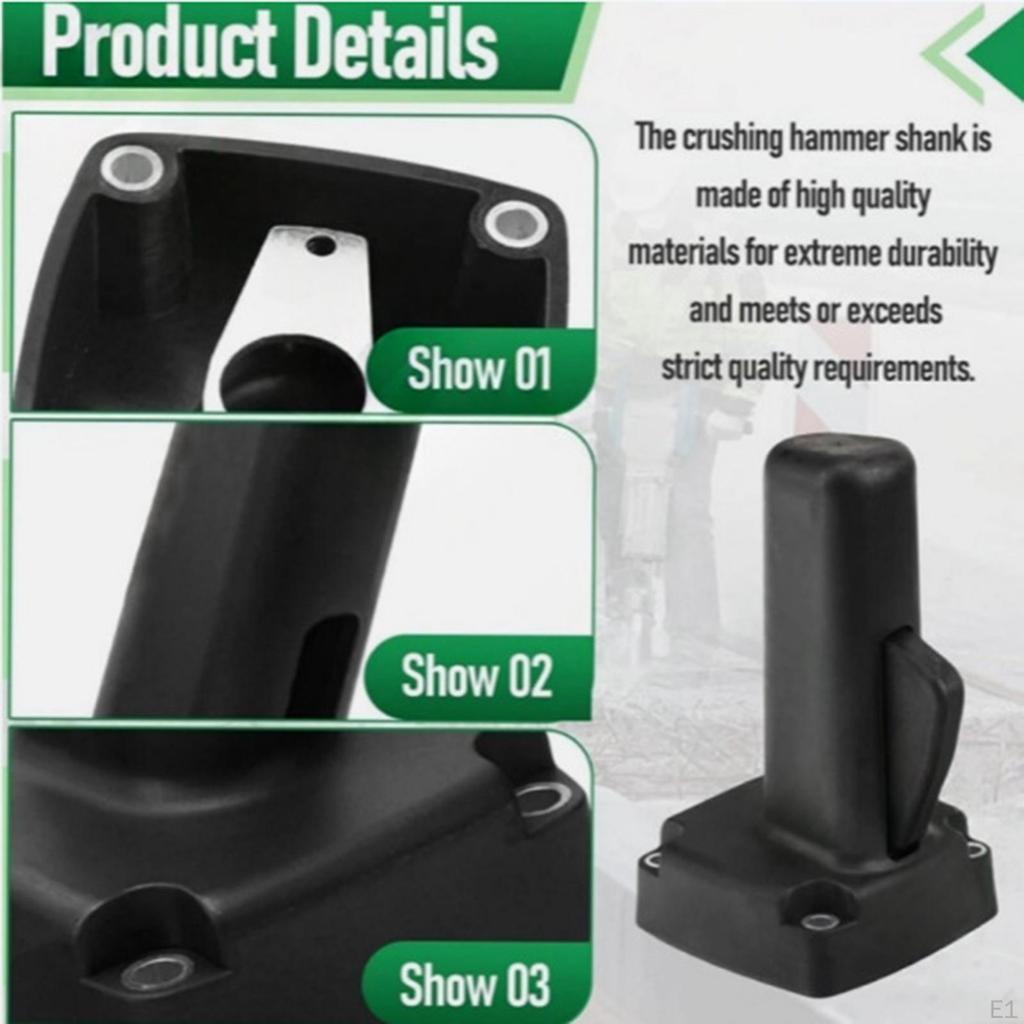 2 Stycken Mejselhammare Handtagskomponenter Skyddande Enkel Installation 1617000A10