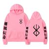 Japanese Animation Berserk Hoodies Men Fashion Long Sleeve Sweatshirts Women Casual Harajuku Streetwear Pullovers Sudaderas