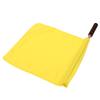 Sports Referee Flag Stainless Steel High Visibility Handheld Racing Signal Flag with Sponge Handle for Soccer