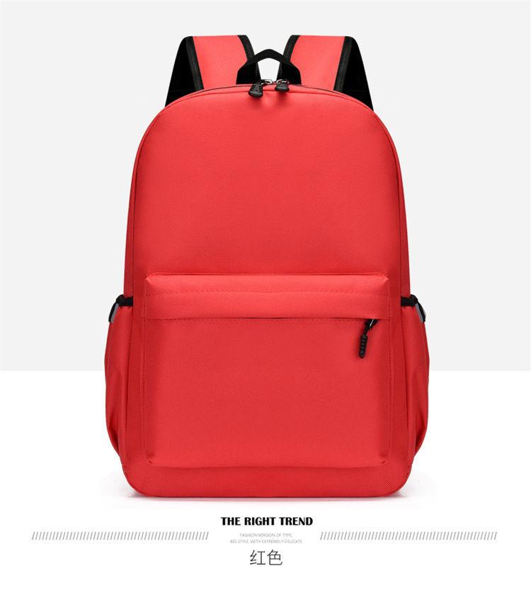 Schoolbag wholesale can be ordered backpack printing logo pattern large capacity men and women advertising donation promotional gifts printed school