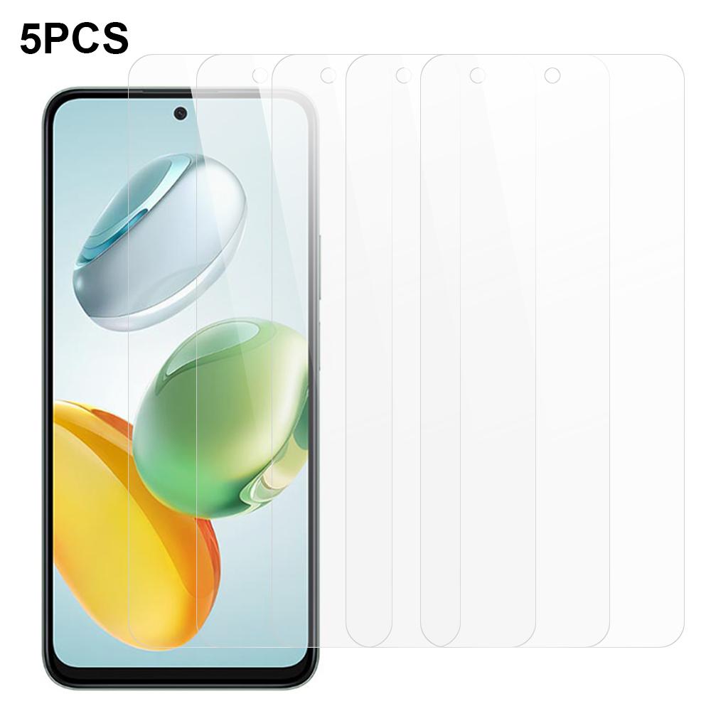 

5 шт. Для Honor X7c 4G/200 Smart 5G Захисна плівка для екрана 0.3 мм 2.5D Загартоване скло Прозора плівка Type A