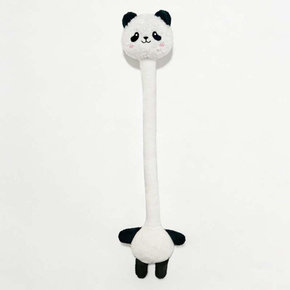 Funny Design Long Neck Key Chain Cartoon Panda Cat Dog Bag Pendant Creative Gift Monkey Pink Pig Pendant Strap Accessory