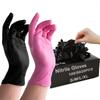 Thickened Waterproof Nitrile PVC Gloves for Dishwashing and Catering