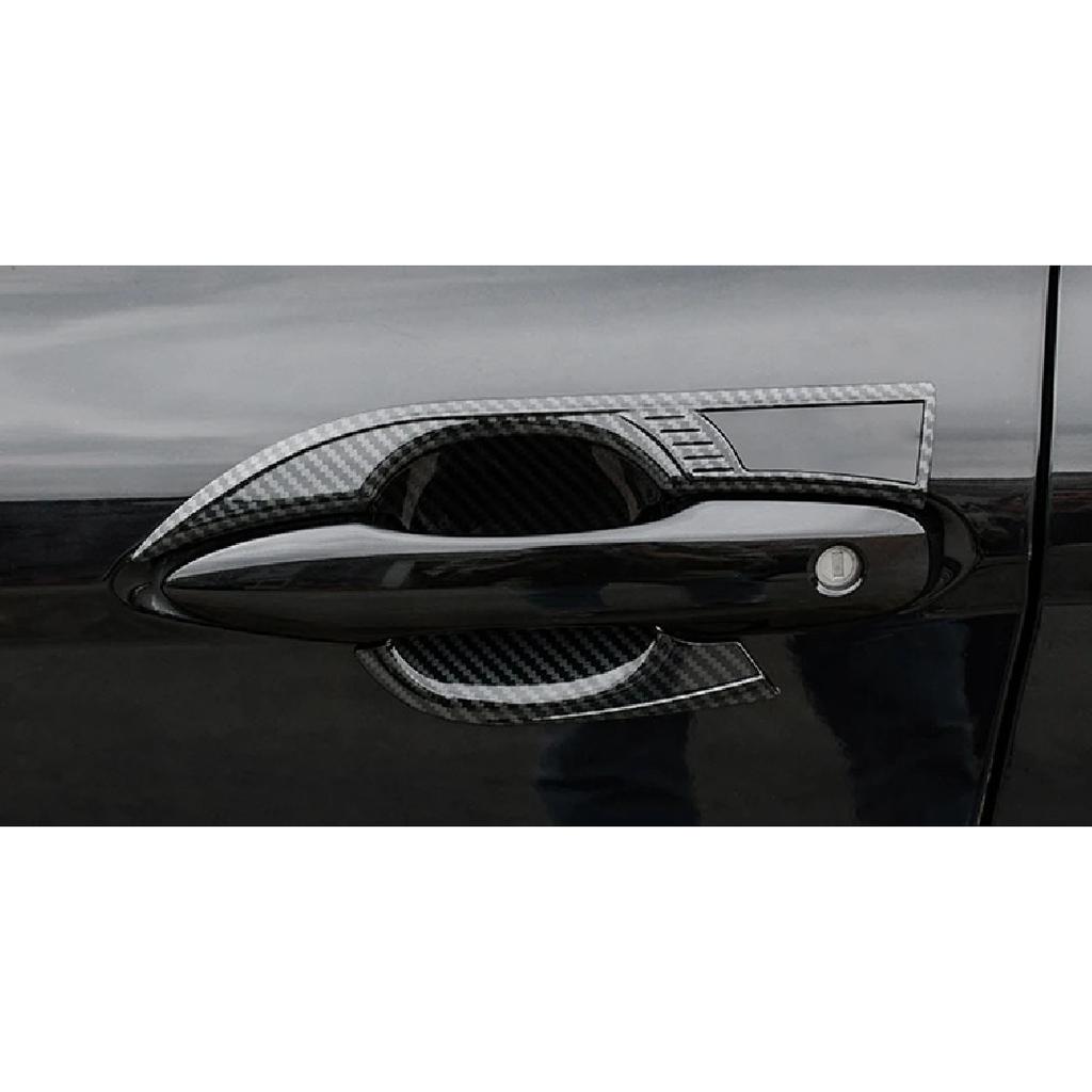 For Toyota Camry XV80 2018-2025 Car Accessories ABS Carbon Car Door Handle Bowl Cover Trim 4pcs